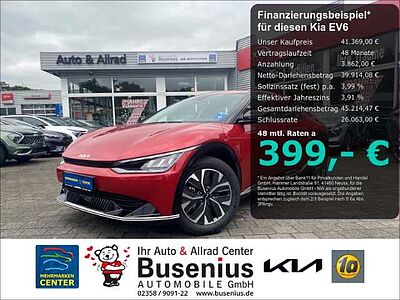 Kia EV6 58-kWh RWD AIR +WP+Nav+Kam+LED+Bluetooth 58-kWh RWD AIR +WP+Nav+Kam+LED+Bluetooth