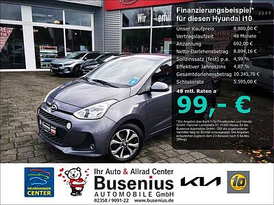 Hyundai i10 1.0 YES! Plus+Navi+Freisprech+SHZ+DAB